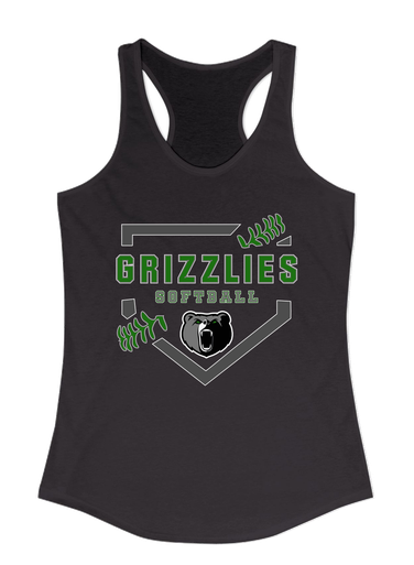 Pajaro Valley Grizzlies Softball #2 Women's Tank Top