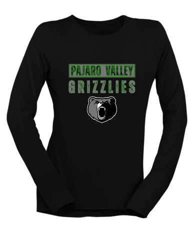Pajaro Valley Grizzlies Mascot #9 Women's Premium LS T-Shirt