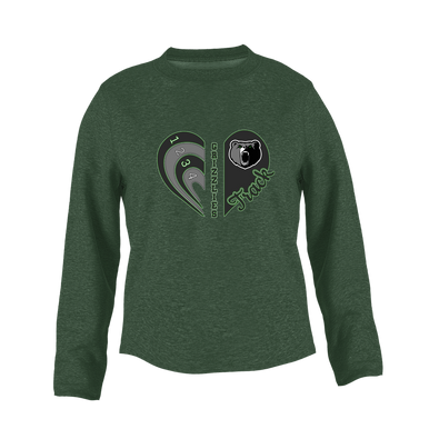 Pajaro Valley Grizzlies Heart Track Women's Sweatshirt
