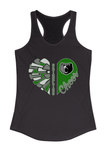 Pajaro Valley Grizzlies Heart Cheer Women's Tank Top