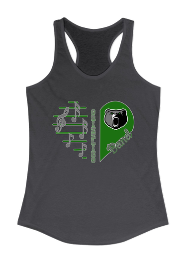 Pajaro Valley Grizzlies Heart Band Women's Tank Top