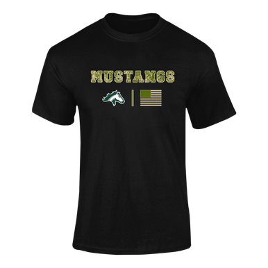 Kennesaw Mustangs Camo Flag Men's SS T-Shirt