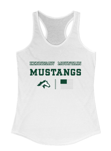 Kennesaw Mustangs Spirit Flag Women's Tank Top