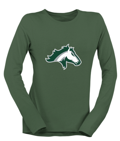 Kennesaw Mustangs Mascot #1 Women's Premium LS T-Shirt