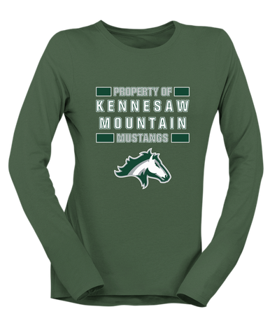 Kennesaw Mustangs Property Of Women's LS T-Shirt