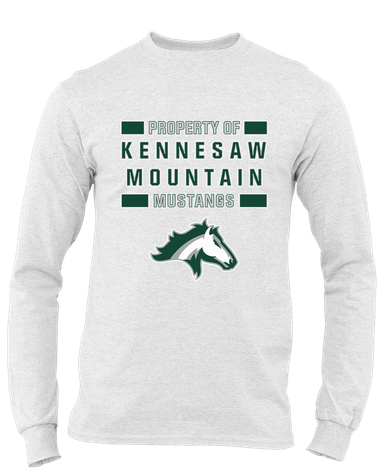 Kennesaw Mustangs Property Of Men's LS T-Shirt