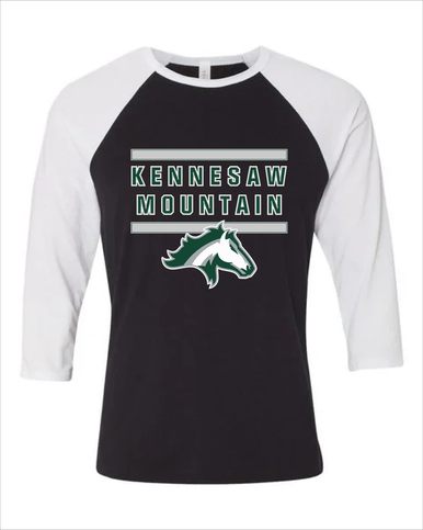 Kennesaw Mustangs Mascot #4 Women's Baseball T-Shirt