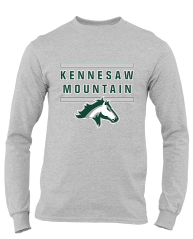 Kennesaw Mustangs Mascot #4 Men's Premium LS T-Shirt