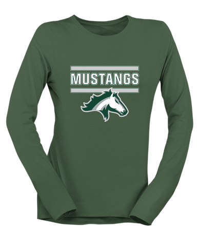 Kennesaw Mustangs Mascot #5 Women's LS T-Shirt