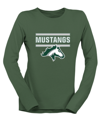 Kennesaw Mustangs Mascot #5 Women's Premium LS T-Shirt