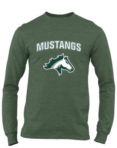 Kennesaw Mustangs Mascot #6 Men's LS T-Shirt
