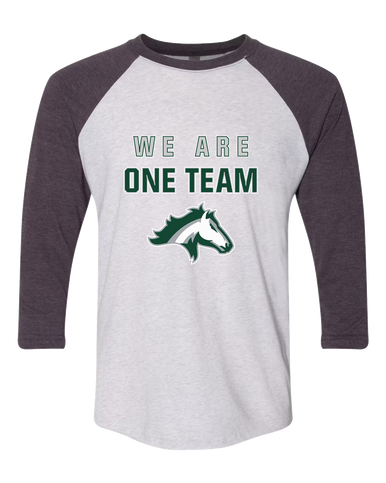 Kennesaw Mustangs We Are One Team Women's Baseball T-Shirt