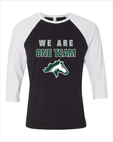Kennesaw Mustangs We Are One Team Men's Baseball T-Shirt