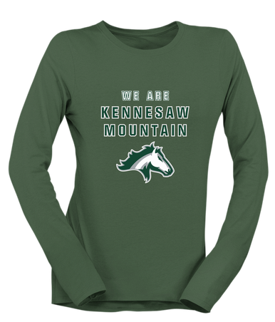 Kennesaw Mustangs We Are Women's LS T-Shirt