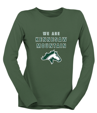 Kennesaw Mustangs We Are Women's Premium LS T-Shirt