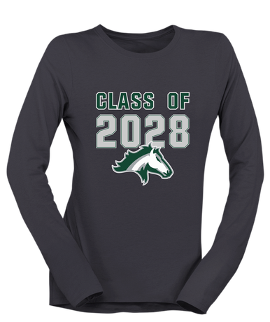 Kennesaw Mustangs Class of 2028 Women's LS T-Shirt