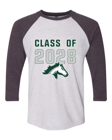Kennesaw Mustangs Class of 2028 Women's Baseball T-Shirt
