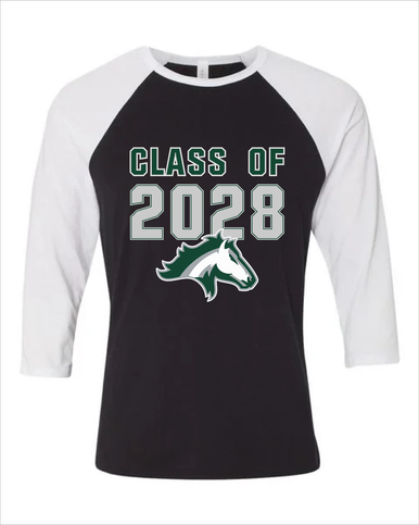 Kennesaw Mustangs Class of 2028 Men's Baseball T-Shirt