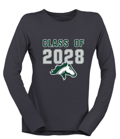 Kennesaw Mustangs Class of 2028 Women's Premium LS T-Shirt
