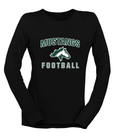 Kennesaw Mustangs Football #1 Women's Premium LS T-Shirt