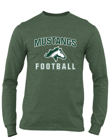Kennesaw Mustangs Football #1 Men's Premium LS T-Shirt