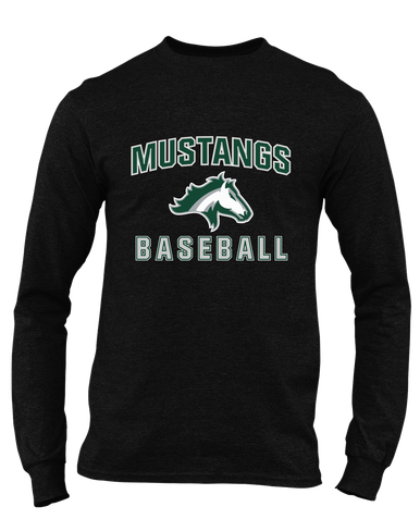 Kennesaw Mustangs Baseball #1 Men's LS T-Shirt