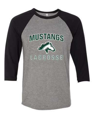 Kennesaw Mustangs Lacrosse Men's Baseball T-Shirt