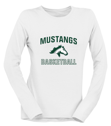 Kennesaw Mustangs Basketball #1 Women's LS T-Shirt