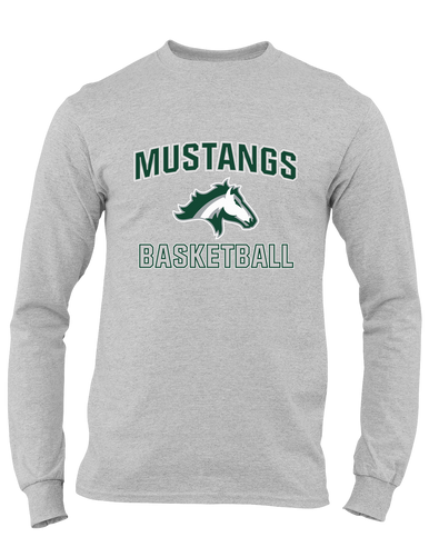 Kennesaw Mustangs Basketball #1 Men's LS T-Shirt