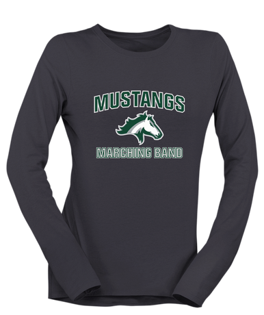 Kennesaw Mustangs Marching Band Women's LS T-Shirt