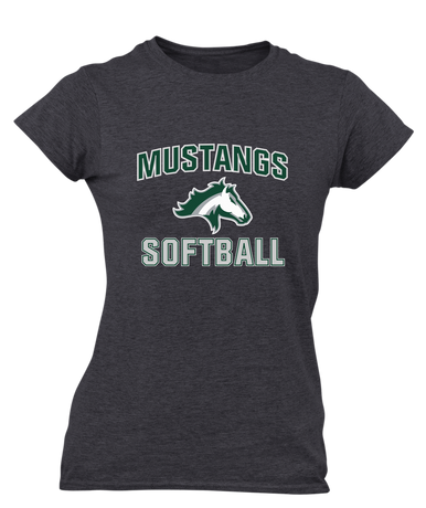 Kennesaw Mustangs Softball #1 Women's Premium SS T-Shirt