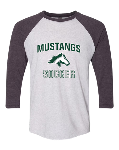 Kennesaw Mustangs Soccer #1 Men's Baseball T-Shirt