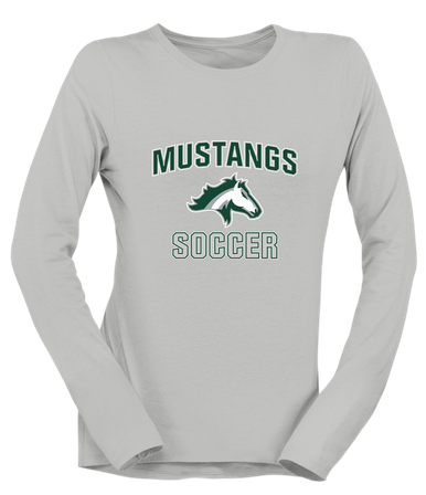 Kennesaw Mustangs Soccer #1 Women's Premium LS T-Shirt