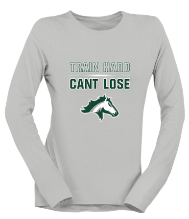 Kennesaw Mustangs Train Hard, Can't Lose Women's Premium LS T-Shirt