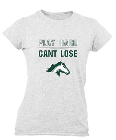Kennesaw Mustangs Play Hard, Can't Lose Women's Premium SS T-Shirt