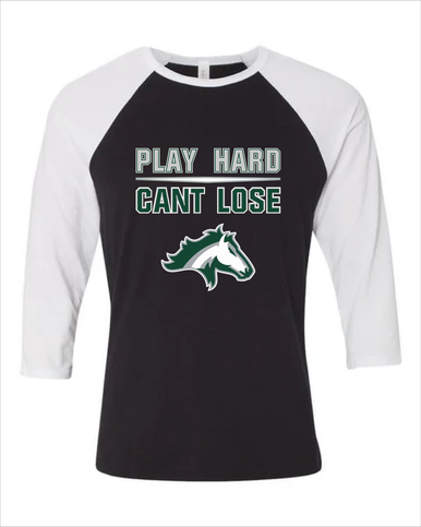 Kennesaw Mustangs Play Hard, Can't Lose Men's Baseball T-Shirt