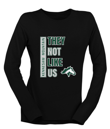 Kennesaw Mustangs They Not Like Us #1 Women's LS T-Shirt