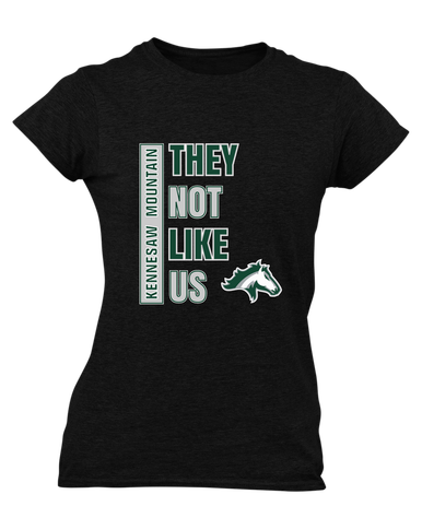 Kennesaw Mustangs They Not Like Us #1 Women's Premium SS T-Shirt