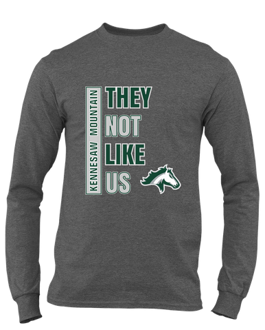 Kennesaw Mustangs They Not Like Us #1 Men's Premium LS T-Shirt