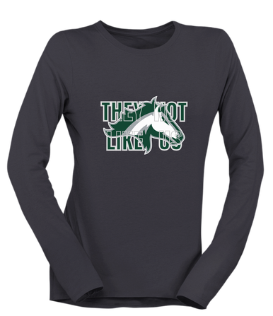 Kennesaw Mustangs They Not Like Us #2 Women's Premium LS T-Shirt