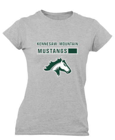 Kennesaw Mustangs Mascot #7 Women's SS T-Shirt