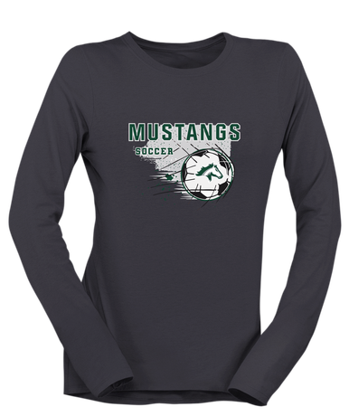 Kennesaw Mustangs Soccer #2 Women's LS T-Shirt