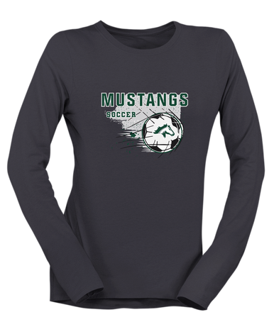 Kennesaw Mustangs Soccer #2 Women's Premium LS T-Shirt