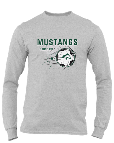 Kennesaw Mustangs Soccer #2 Men's LS T-Shirt