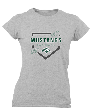 Kennesaw Mustangs Baseball #2 Women's Premium SS T-Shirt