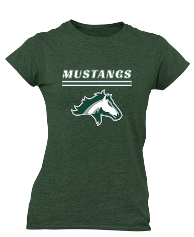 Kennesaw Mustangs Mascot #8 Women's Premium SS T-Shirt