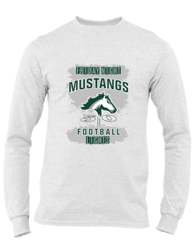 Kennesaw Mustangs Football #6 Men's LS T-Shirt