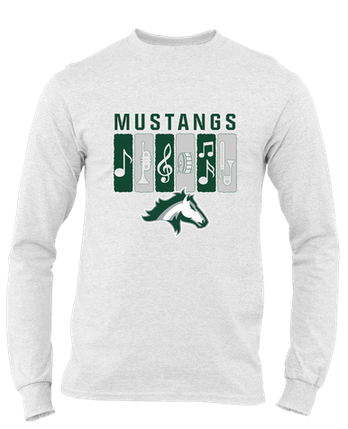 Kennesaw Mustangs Band # 2 Men's LS T-Shirt