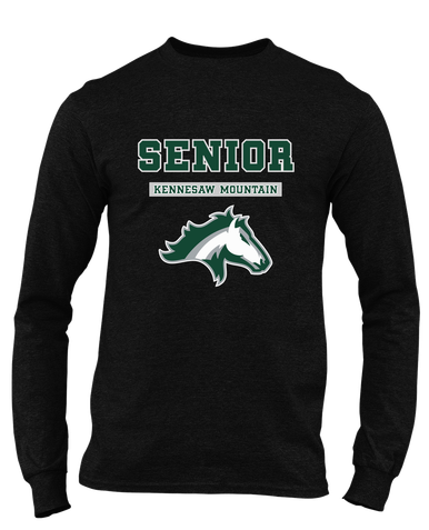 Kennesaw Mustangs Senior #2 Men's LS T-Shirt