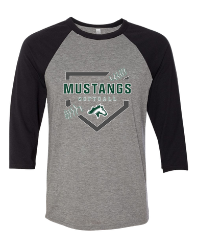 Kennesaw Mustangs Softball #2 Women's Baseball T-Shirt